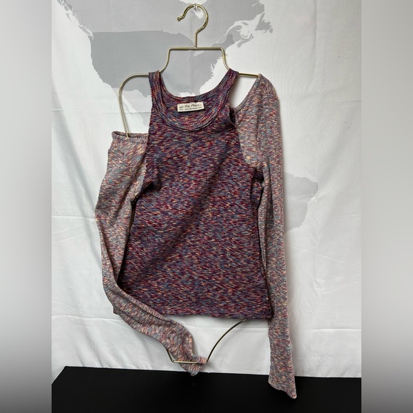 Free People top NWOT color light and dark purple - Picture 5 of 5